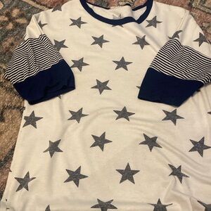 Lively melody star and stripe shirt size medium